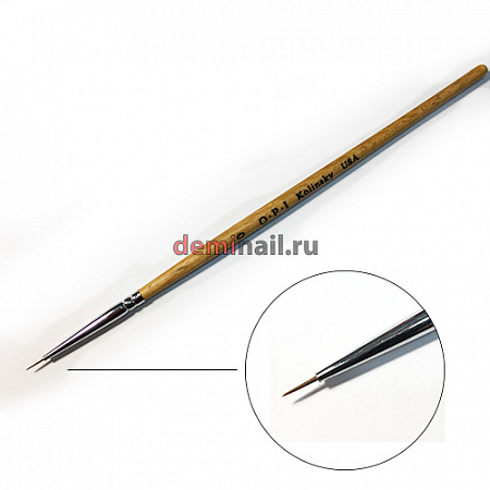 Кисть для дизайна деревянная ручка OPI №0