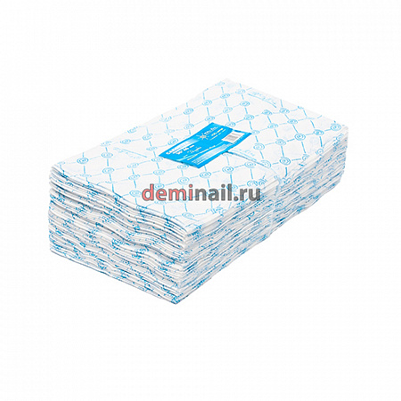 Салфетки для маникюра 100шт в упаковке 30*30см голубые WhiteLine