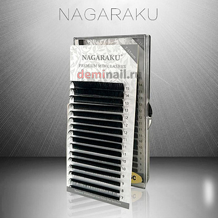 Ресницы Nagaraku MIX 7-15мм 0,10мм, изгиб D